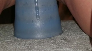 Fiona fucks a cup!