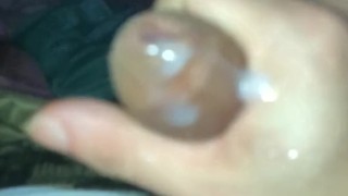 Jacking my cock till i cum
