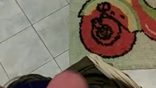 solo male handjob on my big cock with final cum