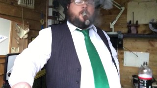 cigar and suit time