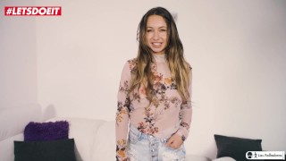 LETSDOEIT - Lucky Amateur Fucks Hardcore a Stunning Porn Star