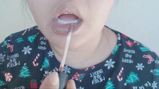 Lipstick Application (Lip Fetish)