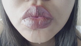 ASMR Soft Moans, Wet Mouth