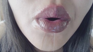 ASMR Soft Moans, Wet Mouth