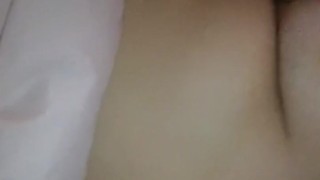 Native American teen plays with tits