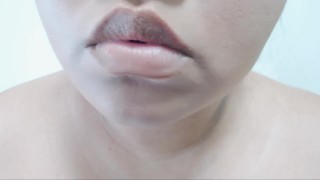 Red Lipstick Application
