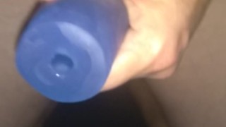 Masturbating for my wife with pocket pussy