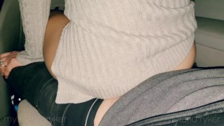 Flashing, Blowjob and Car Fuck