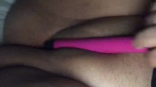 Masturbating