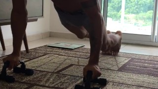 Excited while training