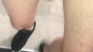 walking around apartment block NAKED ** PART 2 **