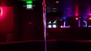 Thick white stripper plays with pussy on stage wearing butt plug Add my onlyfans @nakedallie