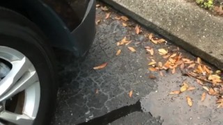 morning piss while hard outside :-)