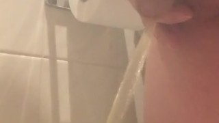 Taking a long piss
