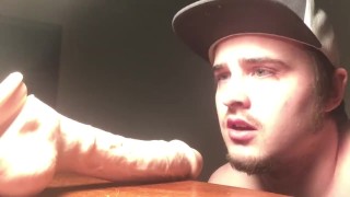 Cum Addict Continuous Cumming! Moaning Guy Enjoys His Semen, 3 Loads!