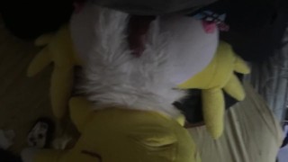 Quick Renamon titfuck