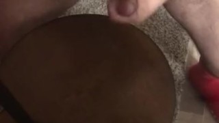 Cub jerking off in jockstrap