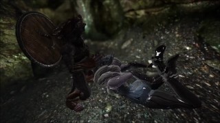 Skyrim Warframe Saryn and rat man