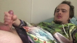 Got the Urge to Cum on My Long Tongue & Face, So I Did ;)