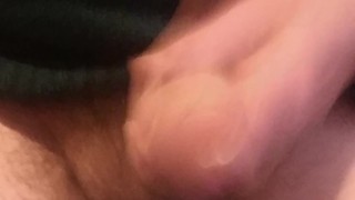 Speed masturbation in office with sperma finish. Big dick