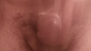 Express masturbation with finished. Big dick