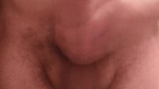 Express masturbation with finished. Big dick