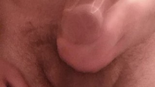 Express masturbation with finished. Big dick