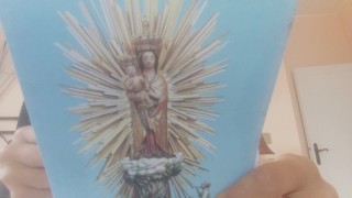 blasphemous! drawing penises on the virgin mary