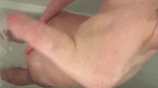 Solo fun in the shower, part 1