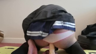 teen femboy Tries Dildo for First time