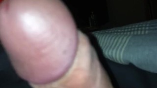 Playing with dick on Snapchat