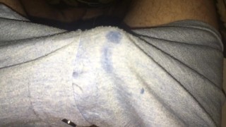 Cumming Through Underwear! Orgasm in Boxers Under Blankets Just Before Bed