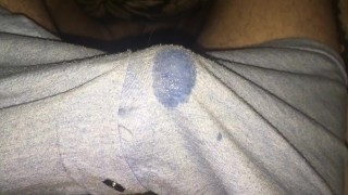 Cumming Through Underwear! Orgasm in Boxers Under Blankets Just Before Bed