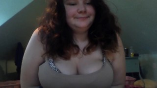Chubby Teen Girl Skypes You And Wants to Watch You Jerk Off