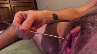 Transguy sounding peehole