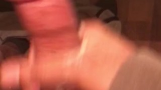 Jacking off with lotion