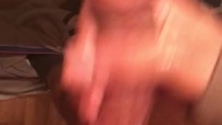 Jacking off with lotion