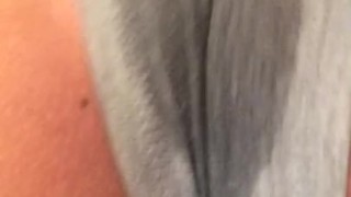 Masturbating and Squirting through my Shorts