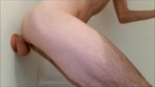 Fucking my dildo in the shower!