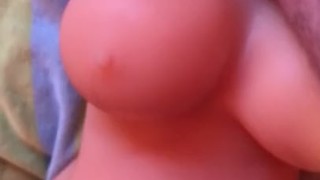 Giving my toy a nice creampie