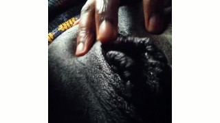 Watching my neighbor out the window rubbing my Big Pink clit