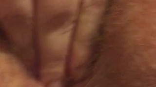 Natural BBW pussy play