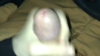 Young Stud jerks off in public