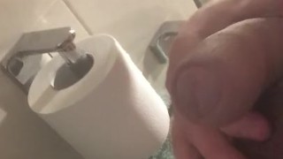 Young White dick pissing