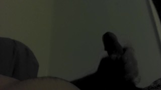 Stroking big cock to Carmen Valentina