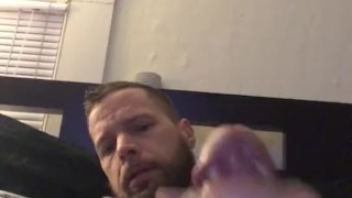Big white cock cumshot