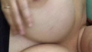 Playing with my big ass tities