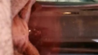Pulling my pussy inside out