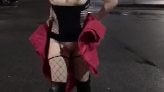 Public flashing ass