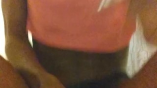 Tat's Pink Shirt And Black Undies.. Play 2